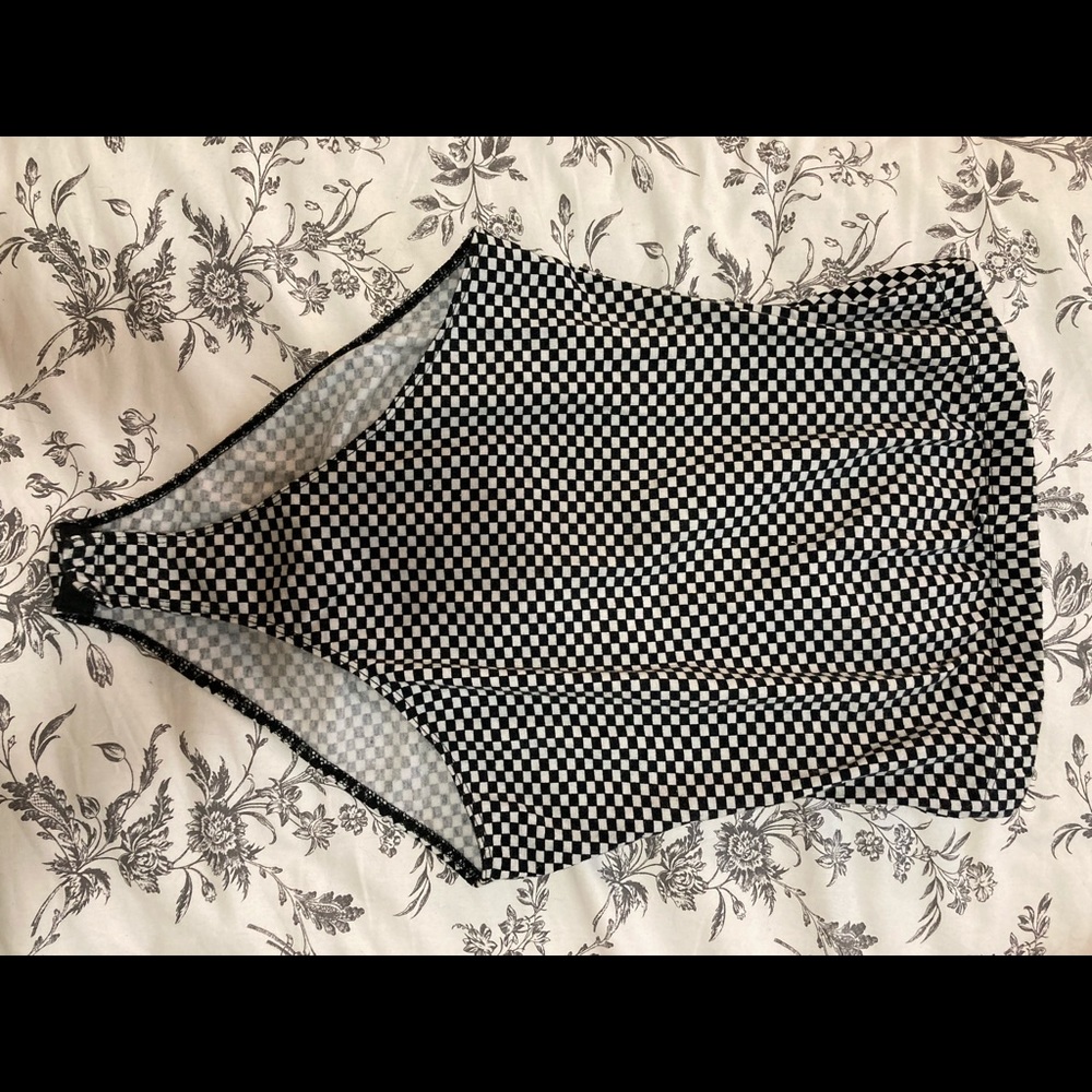 Checkered Bodysuit